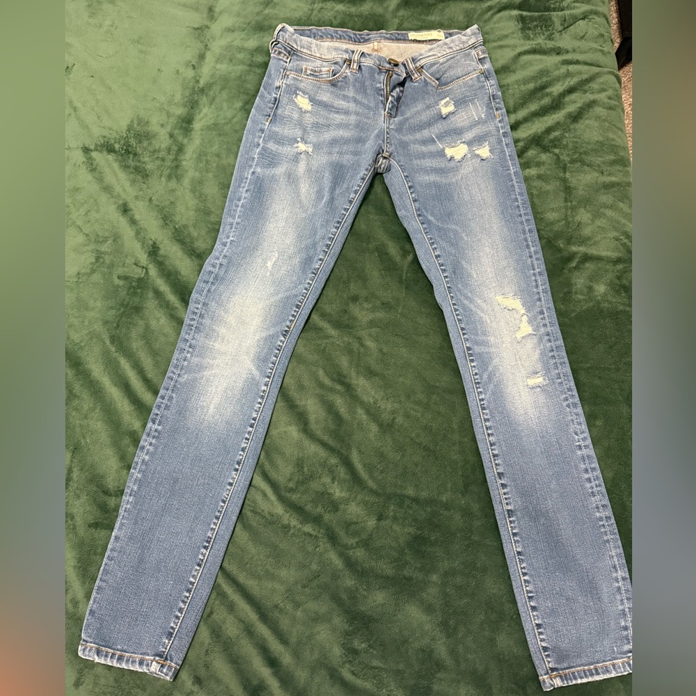 Blank NYC Faded Blue Denim Jeans
